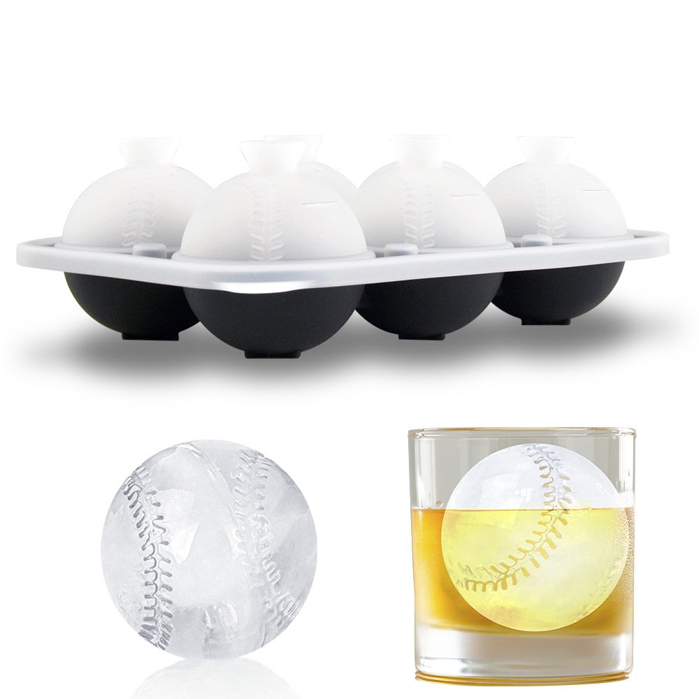 6pcs baseball silicone molds