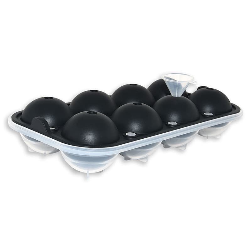 8pcs Silicone Ice Ball Mold with Bucket