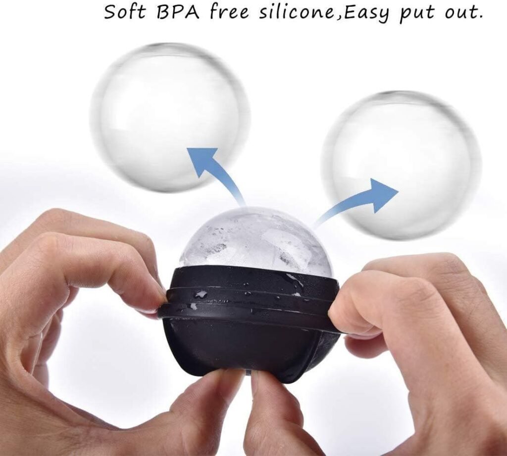 How to remove spherical ice molds