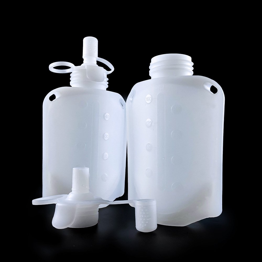 2 bottles of breast milk storage bags
