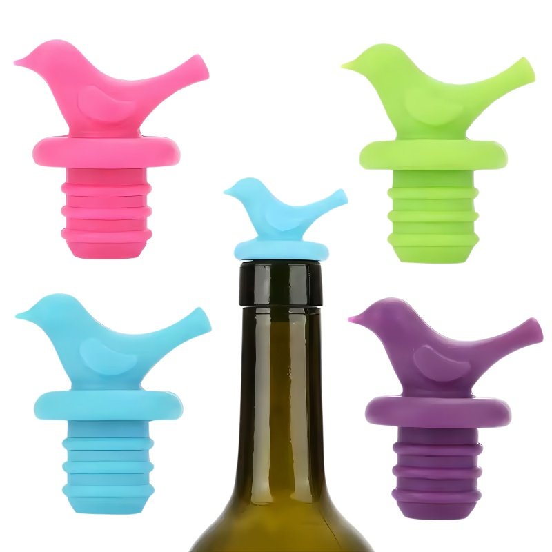 Bird Shape Silicone Wine Stopper