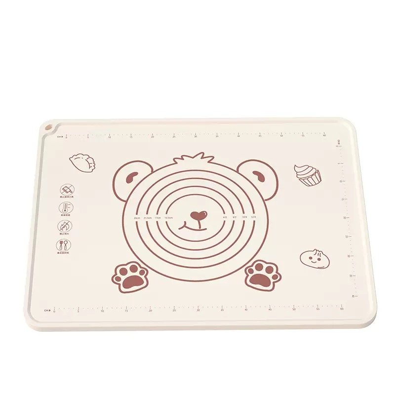 Cartoon Bear Pattern Silicone Baking Mat for Kids