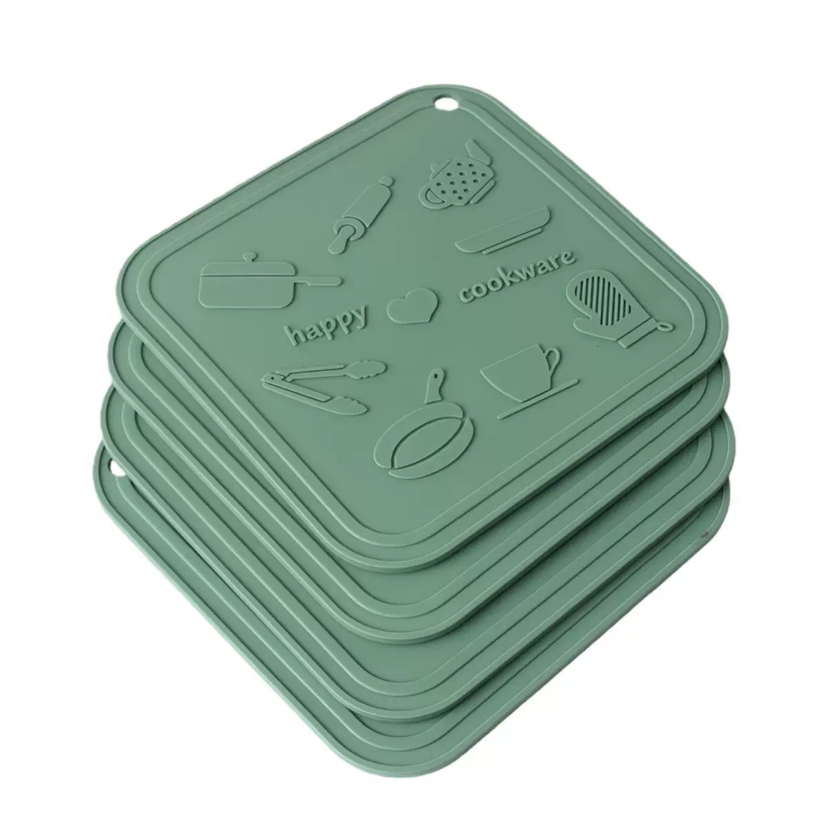 Embossed Kitchenware Silicone Pot Lid