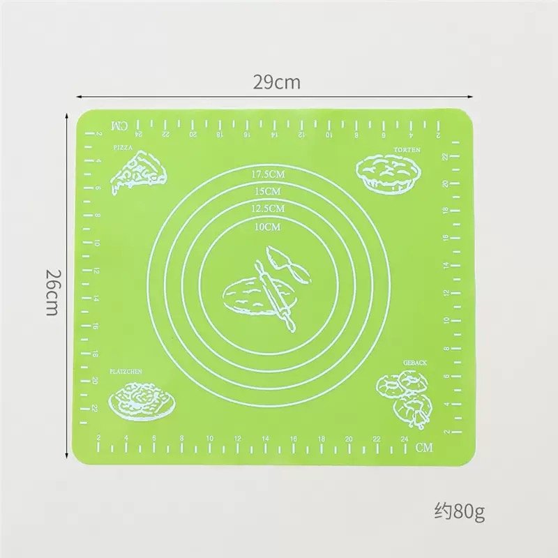 Green Silicone Baking Mat 29×26cm 80g