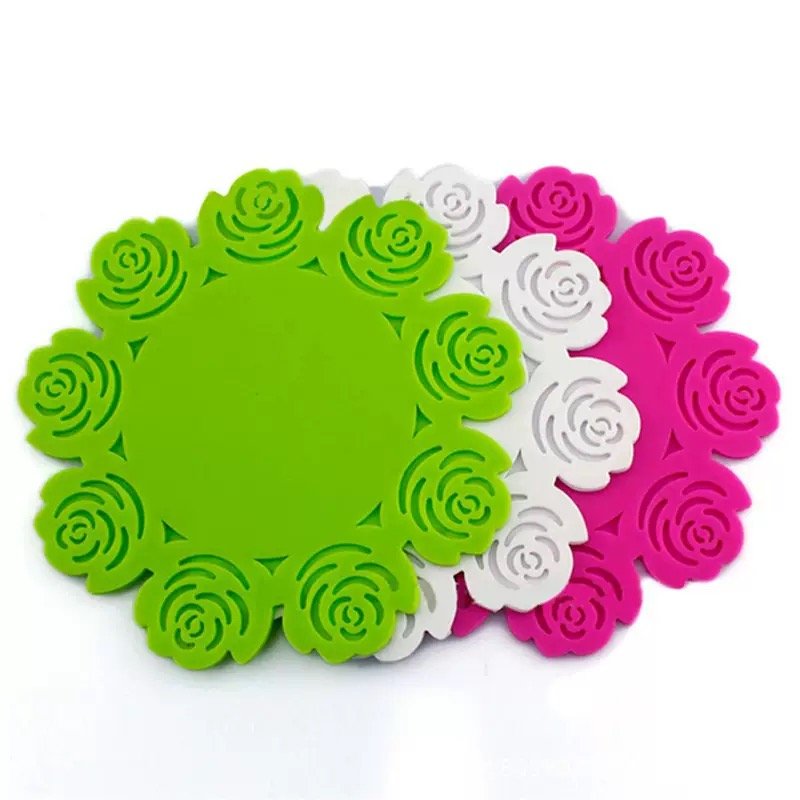 Hollow Rose Silicone Heat Mat