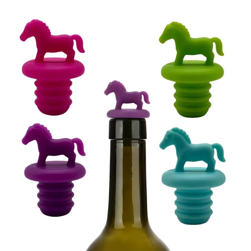 Horse Shape Silicone Wine Stopper