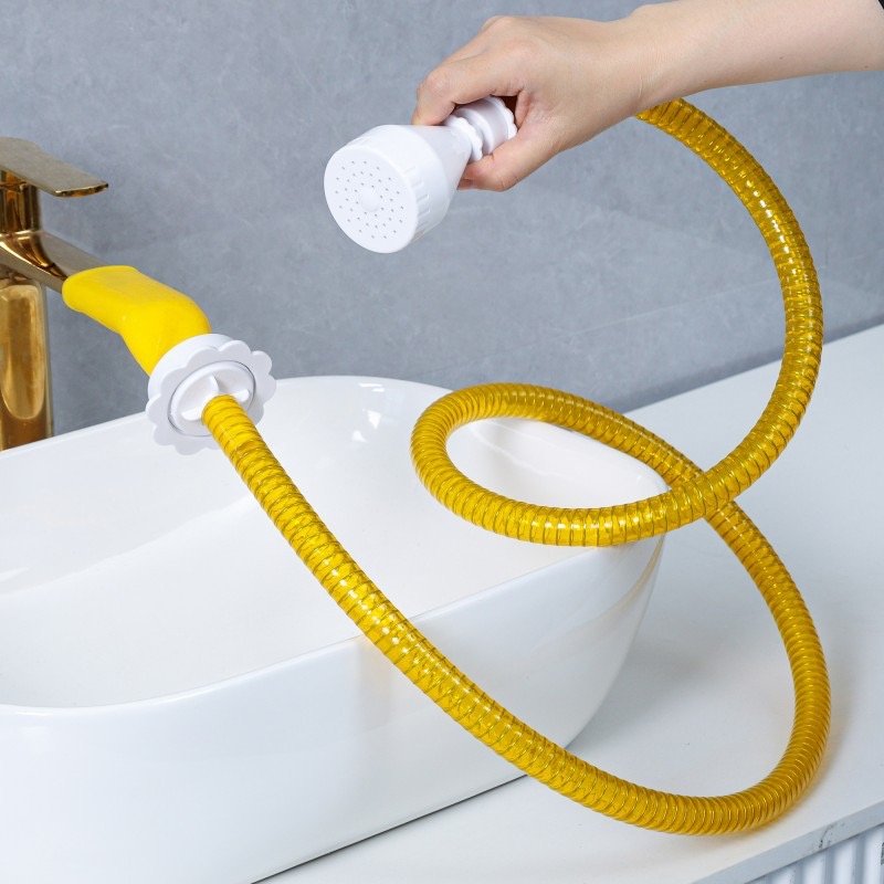 How to Install a PET Bath Shower Head That Connects to a Faucet