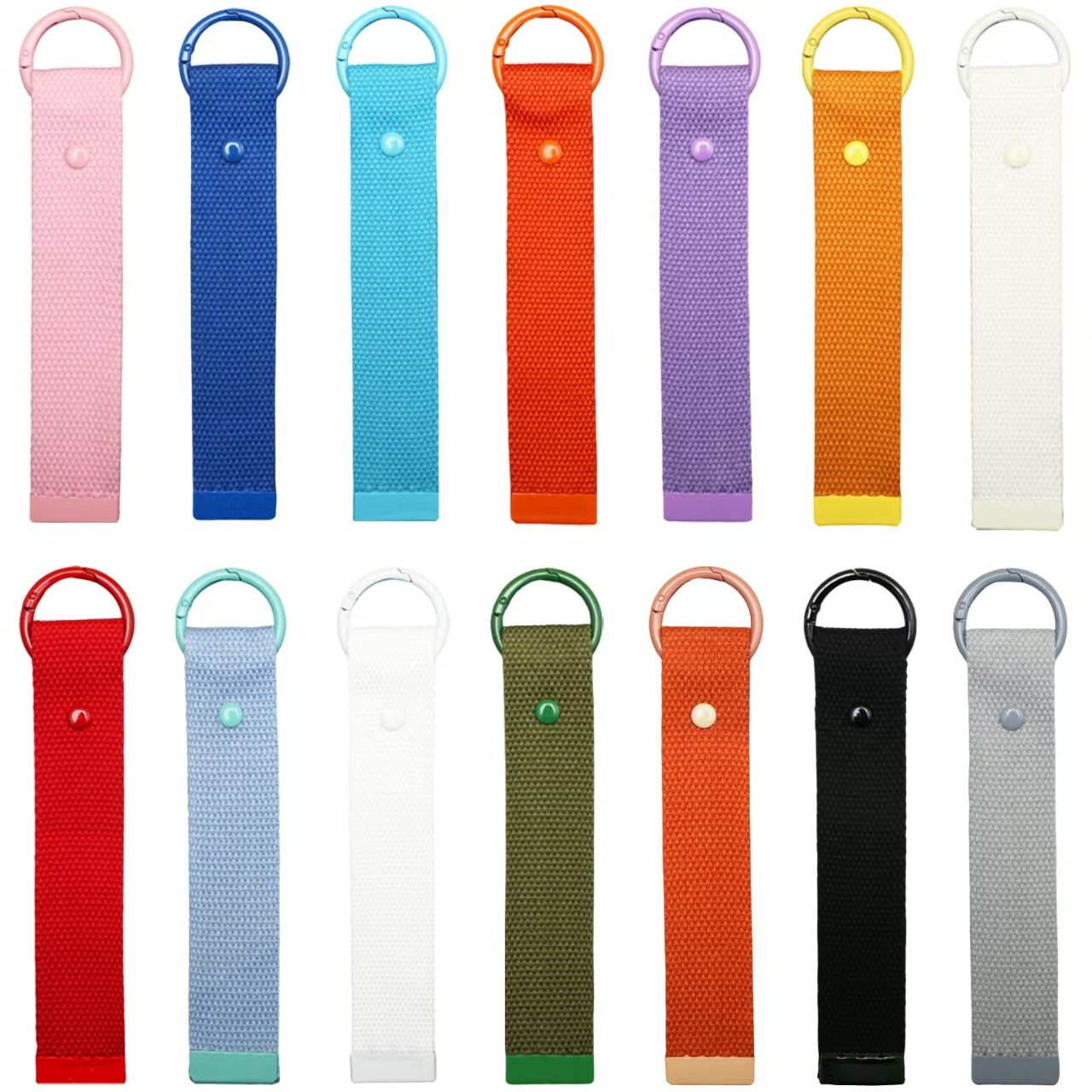 Multi-color Webbing Keychain Pendant