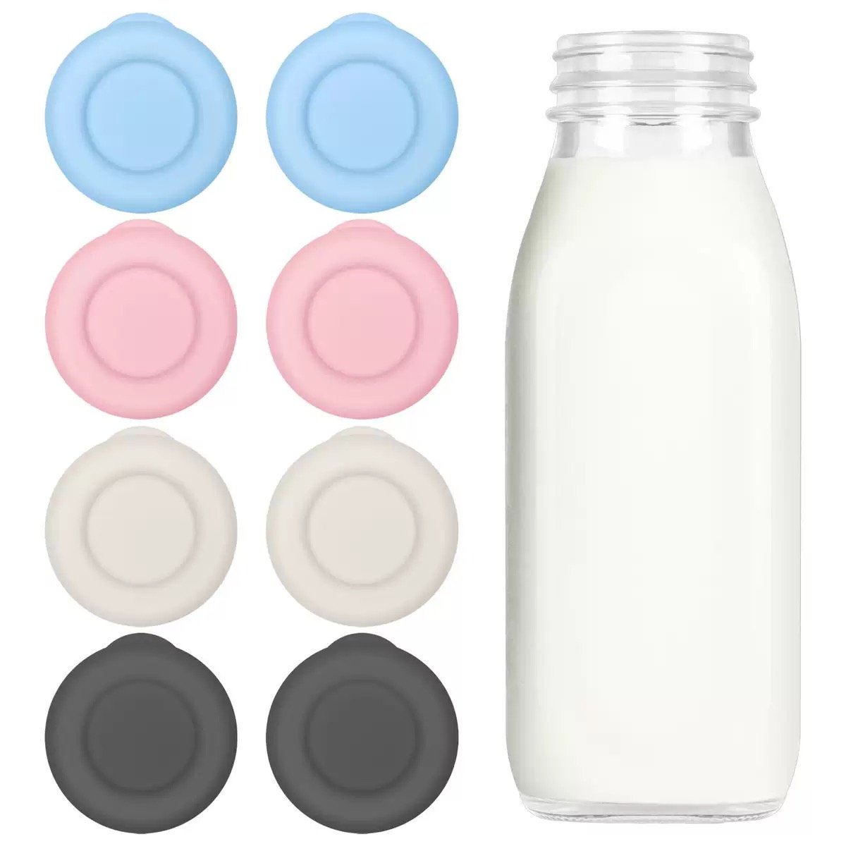 Silicone Milk Bottle Sealing Lids