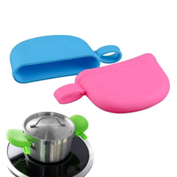Silicone Pot Handle Cover with Hanging Loop - Anti-Scald Kitchen Protector