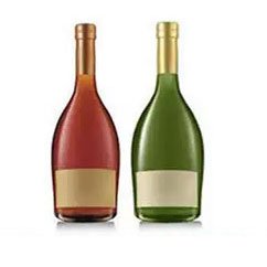 champagne bottles