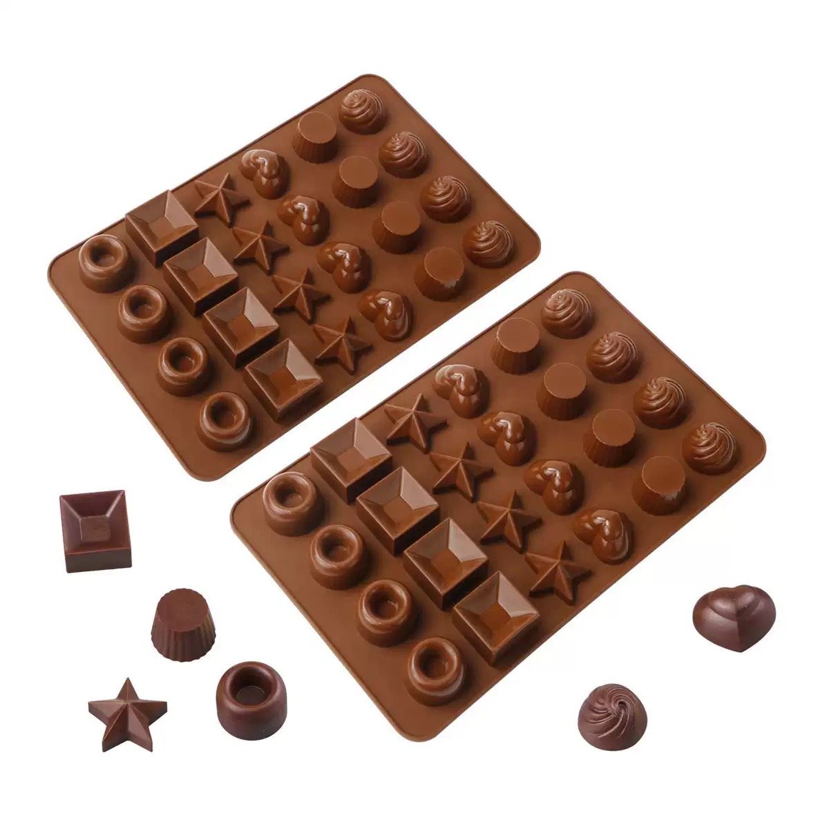mixed shape chocolate mold