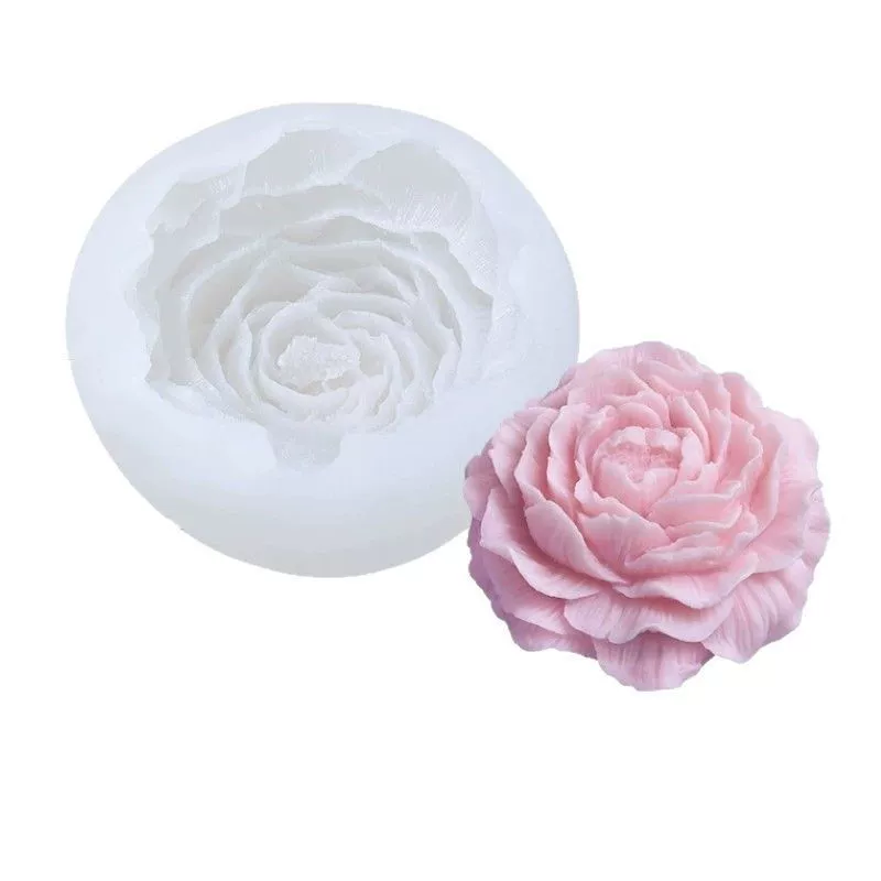 3 Size Peony Silicone Mold Set for Crafts