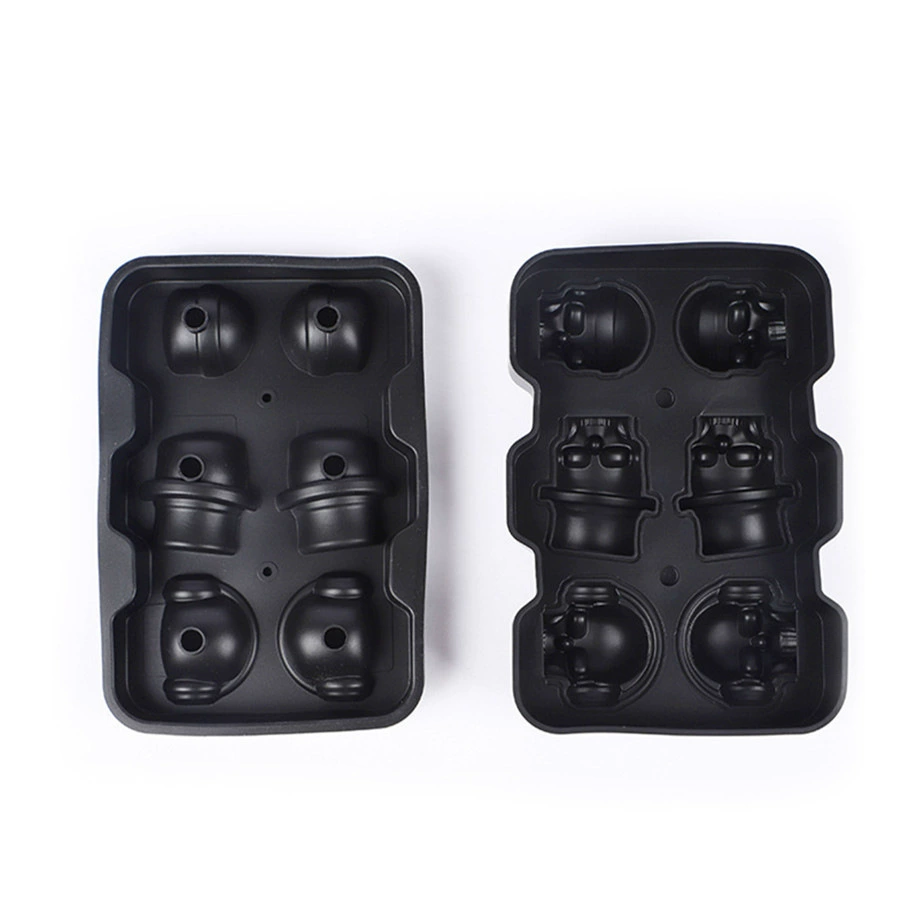 6-Cavity Multi-Style Skull Ice Mold