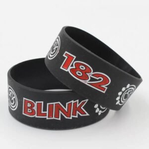 Blink 182 Band Logo Silicone Bracelet
