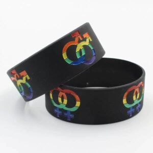 DC Superheroes Logos Silicone Wristband