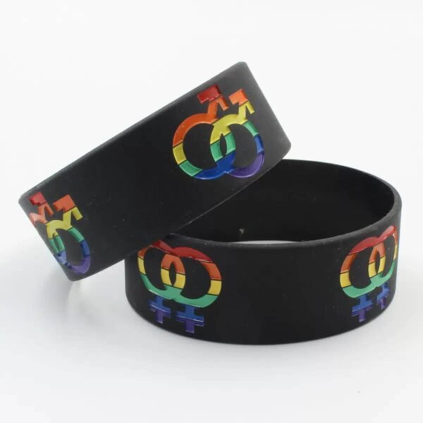 DC Superheroes Logos Silicone Wristband