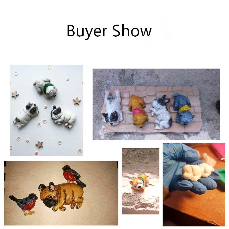 DIY Dog Silicone Mold Buyer Show - Handmade Resin & Clay Crafts