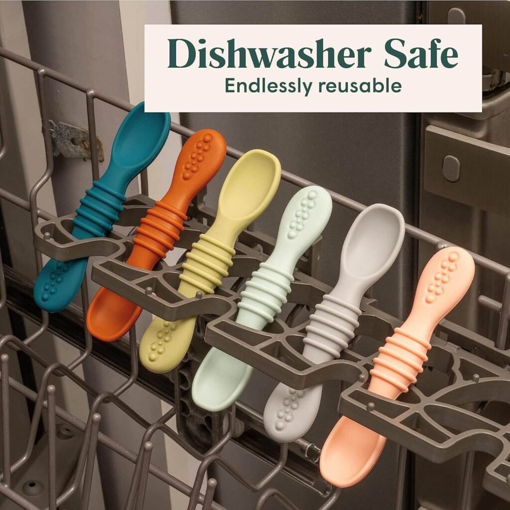 Dishwasher Safe & Reusable Baby Training Spoons