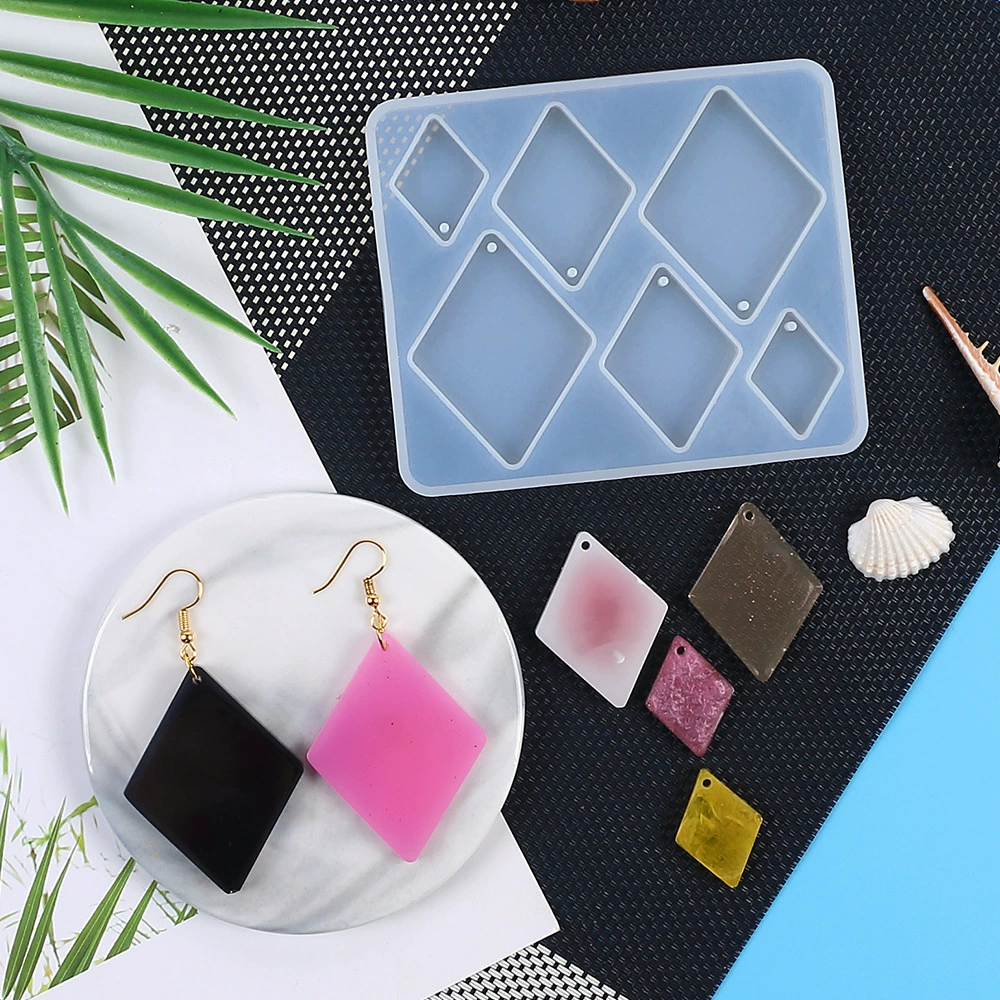 Hexagon Geometric Pendant Silicone Mold