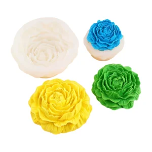 Large Peony Silicone Mold for Multi-Color Resin Art