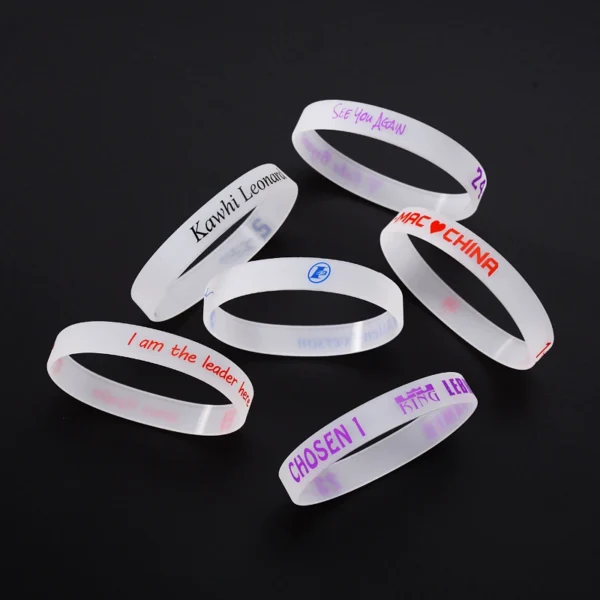 Motivational & Sports Quote Silicone Wristbands