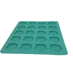Multi-Cavity Silicone Pig Treat Mold for Baking