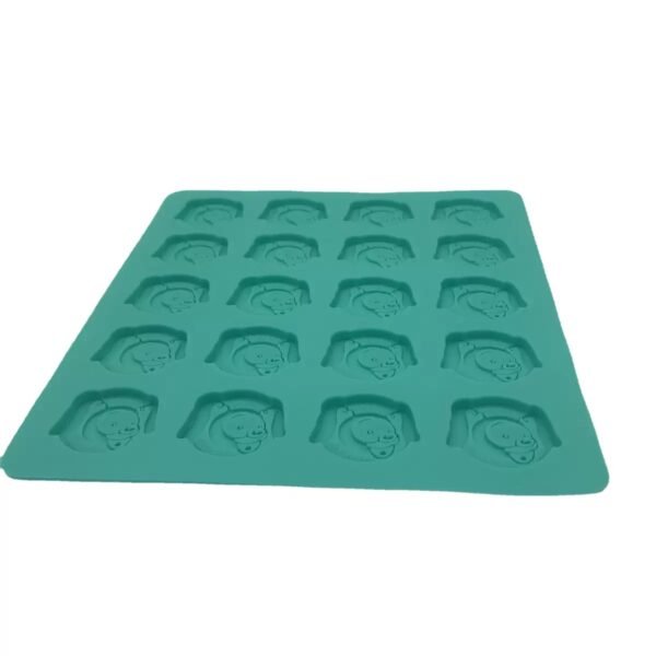 Multi-Cavity Silicone Pig Treat Mold for Baking