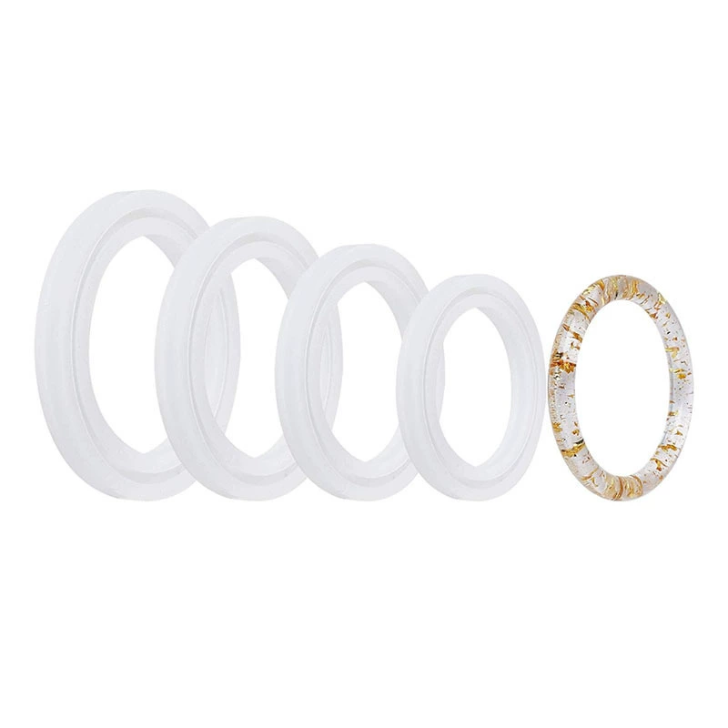Multi-Size Silicone Bangle Mold Set