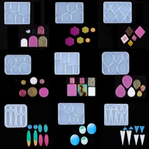 Multi-Style Earring & Pendant Resin Mold Set