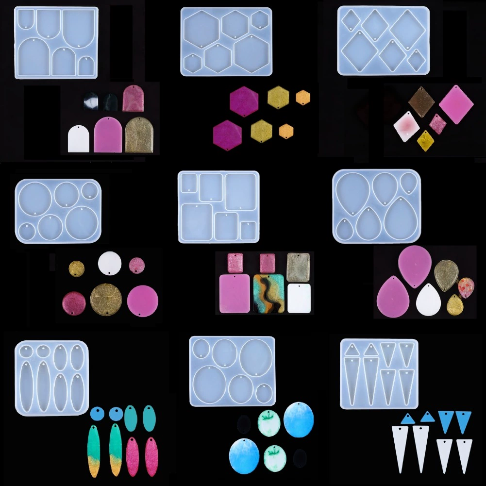 Multi-Style Earring & Pendant Resin Mold Set