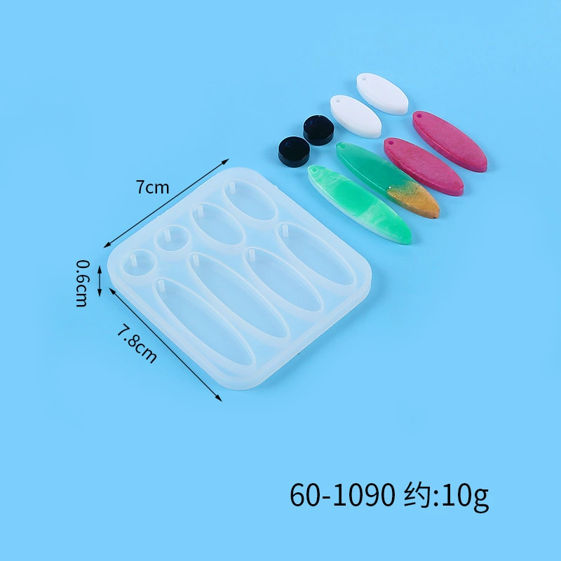 Oval & Round Earring Resin Mold