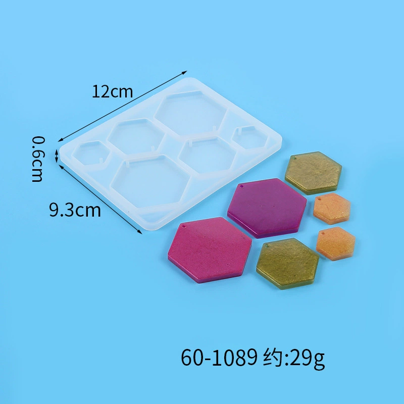 Rhombus Diamond Shape Earring Resin Mold
