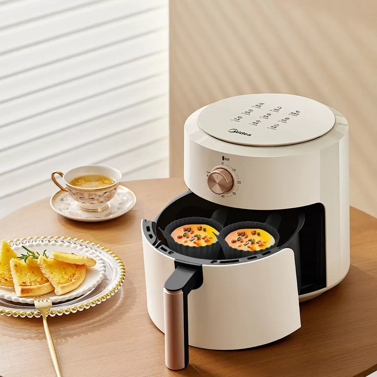 Silicone Egg Poacher Cups Used In Air Fryer
