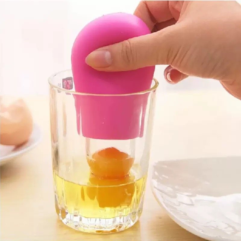 Simple Silicone Egg Yolk Separator