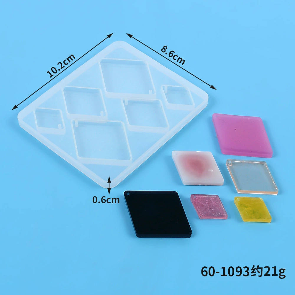 Square & Rectangle Keychain Resin Mold