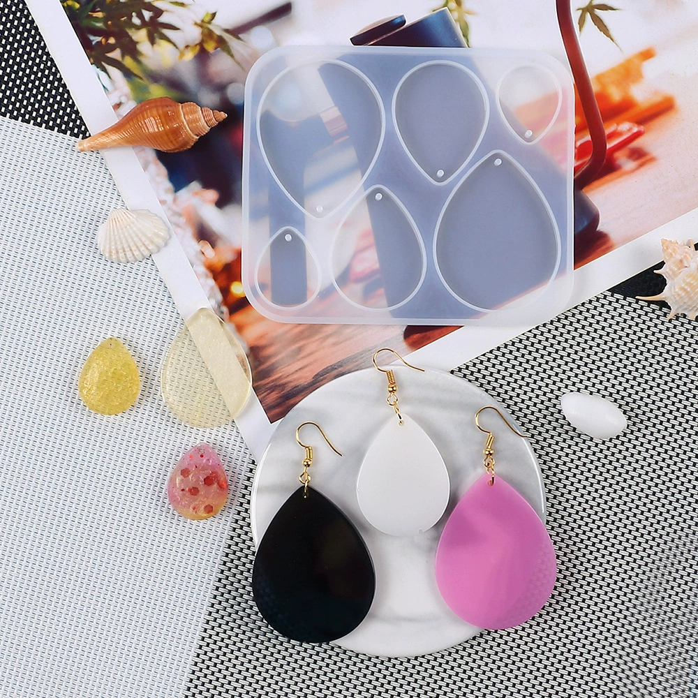 Teardrop Water Drop Earring Silicone Mold