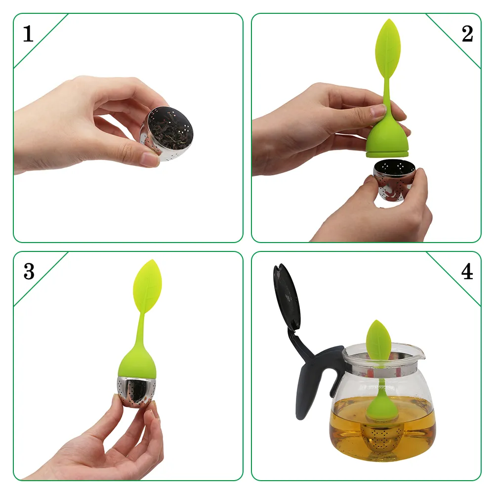 how to use the Silicone Tea Infuser with 304 Stainless Steel