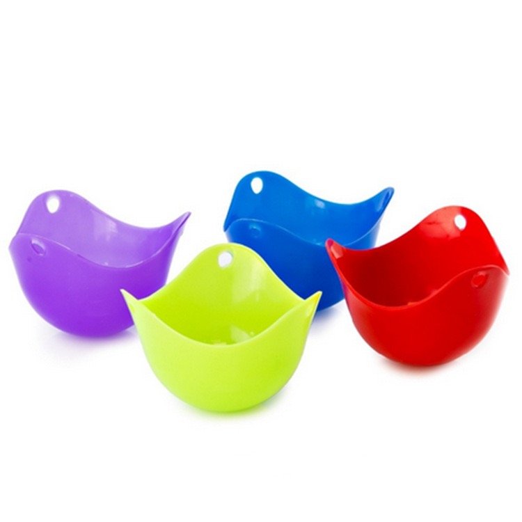 multicolor silicone egg poacher cups