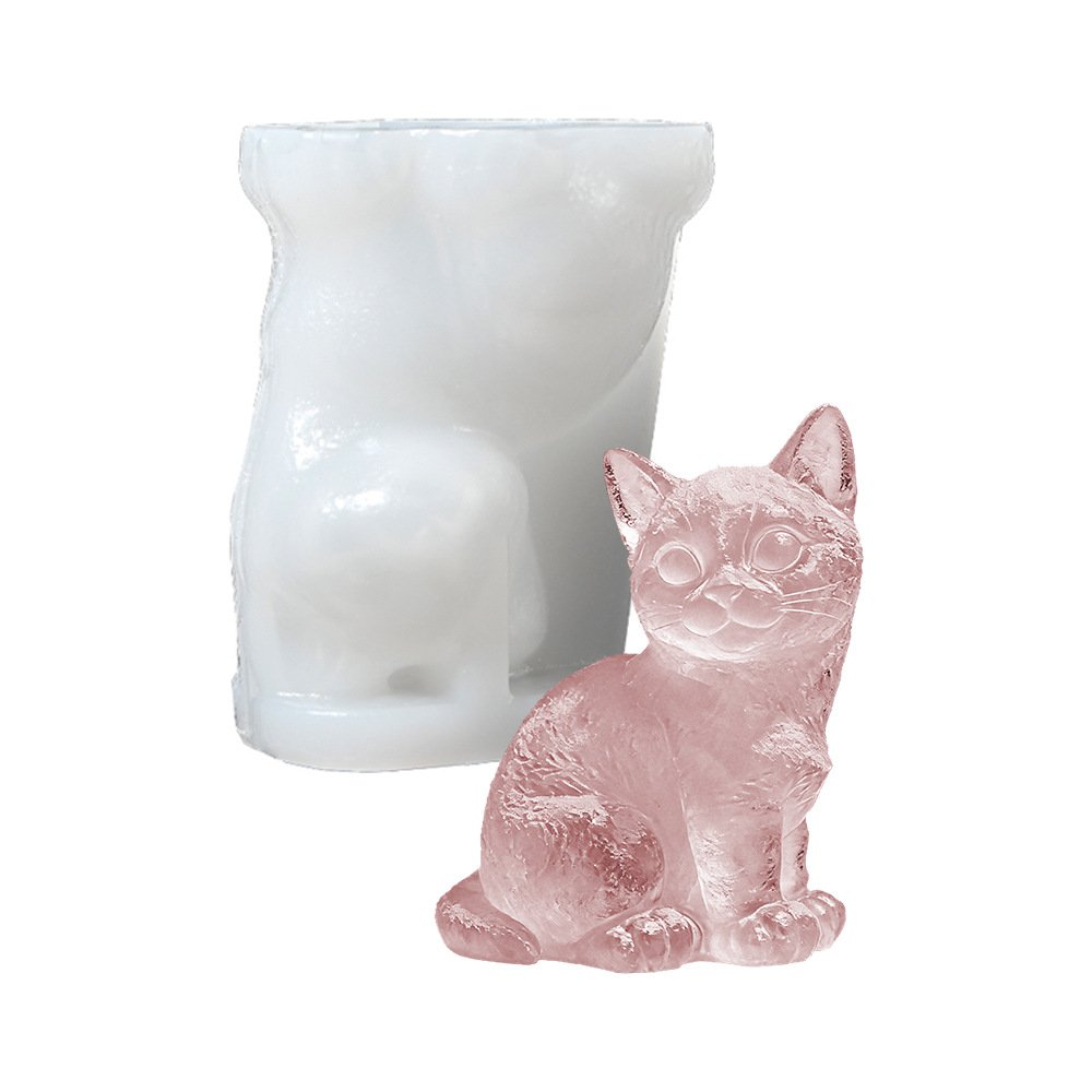 silicone cat ice cube tray single