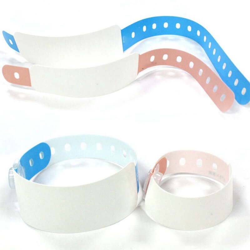 Adjustable Medical Wristbands for Patient Registration