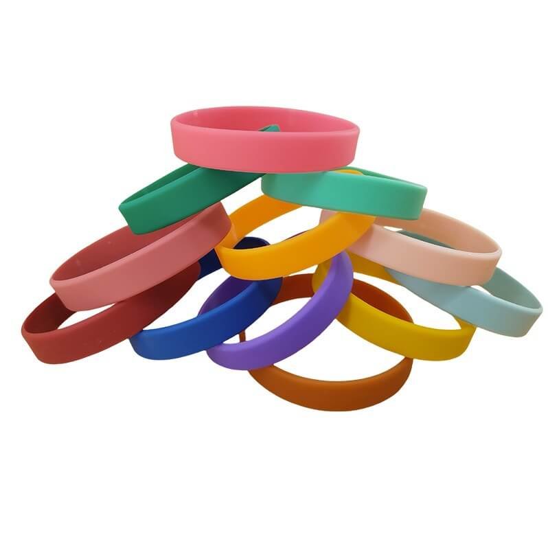 Blank Glow In The Dark Plain Silicone Wristbands