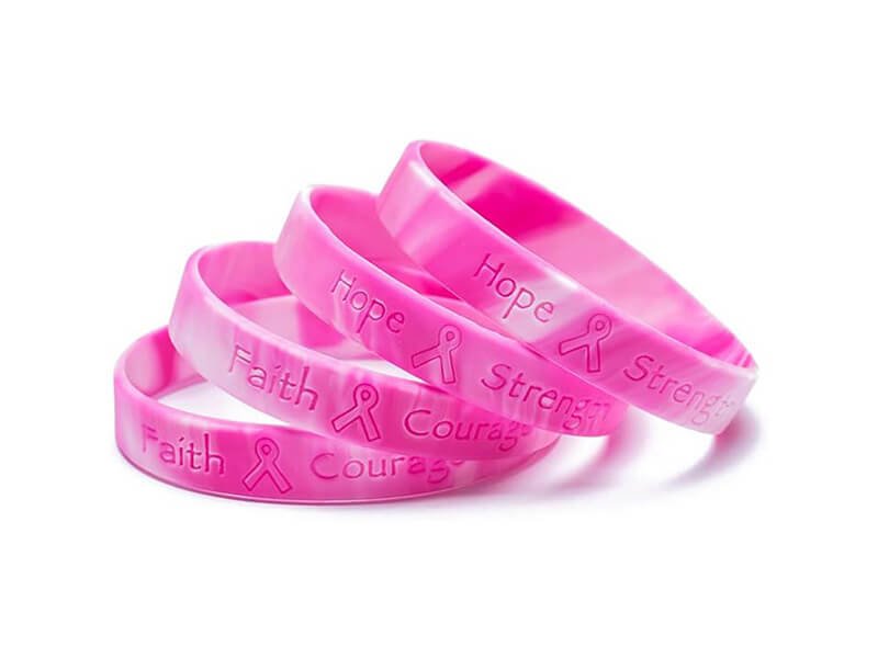 Debossed Silicone Wristbands