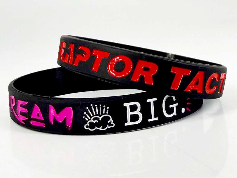 Silicone Bracelets Printing Logo