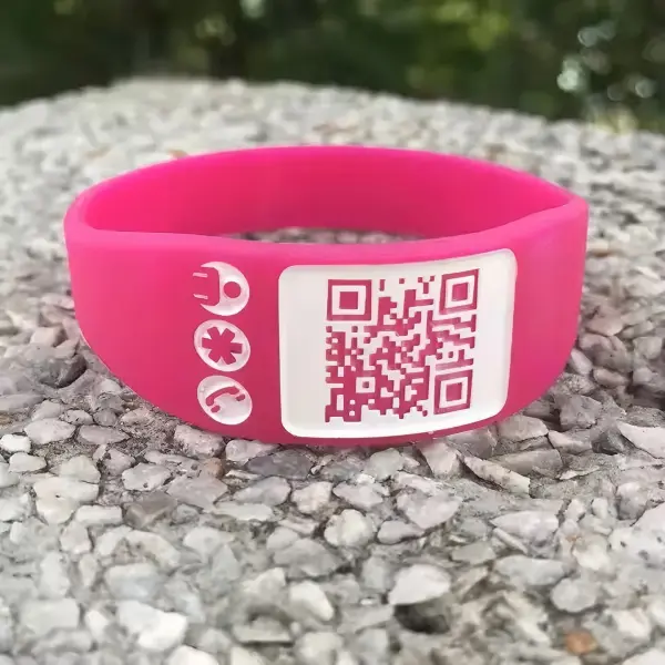 RFID Custom medical silicone Wristbands