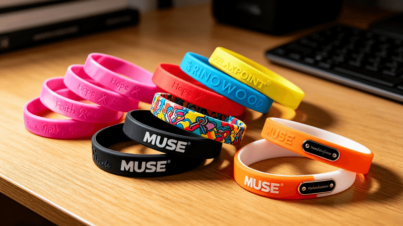 What Logo Printing Options Do You Have For Silicone Bracelets