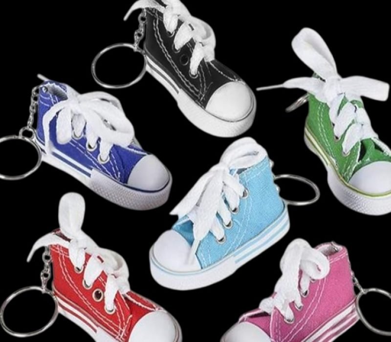 tennis shoe keychain